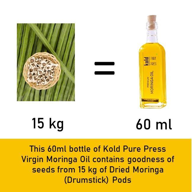 Virgin Moringa Oil  (Drumstick Seed Oil) freeshipping - Kold_PurePress