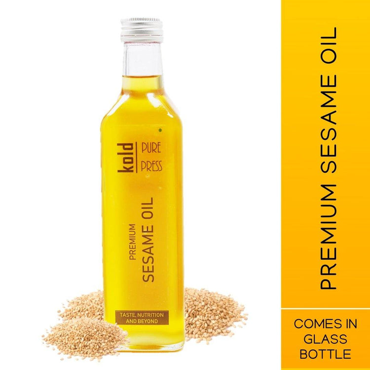 Virgin Sesame Oil (Til Oil) - Pack of 2 freeshipping - Kold_PurePress