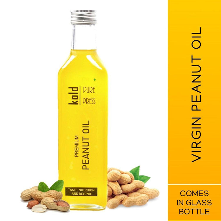 Virgin Peanut Oil (Groundnut Oil) - Pack of 2 freeshipping - Kold_PurePress